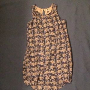 OldNavy Tank Sun Dress.100% cotton fully lined SzS